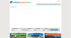 Desktop Screenshot of lettinghomesturkey.com