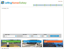 Tablet Screenshot of lettinghomesturkey.com